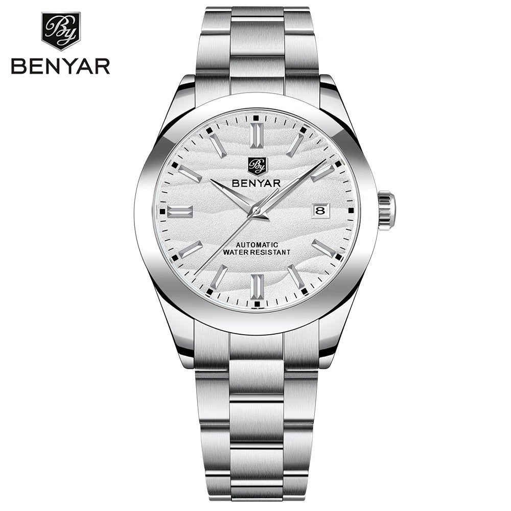 2024 Sand Road Hot Selling 40MM Mechanical Watch 316L Stainless Steel 50M Waterproof Men'S Z Automatic Mechanical Watch