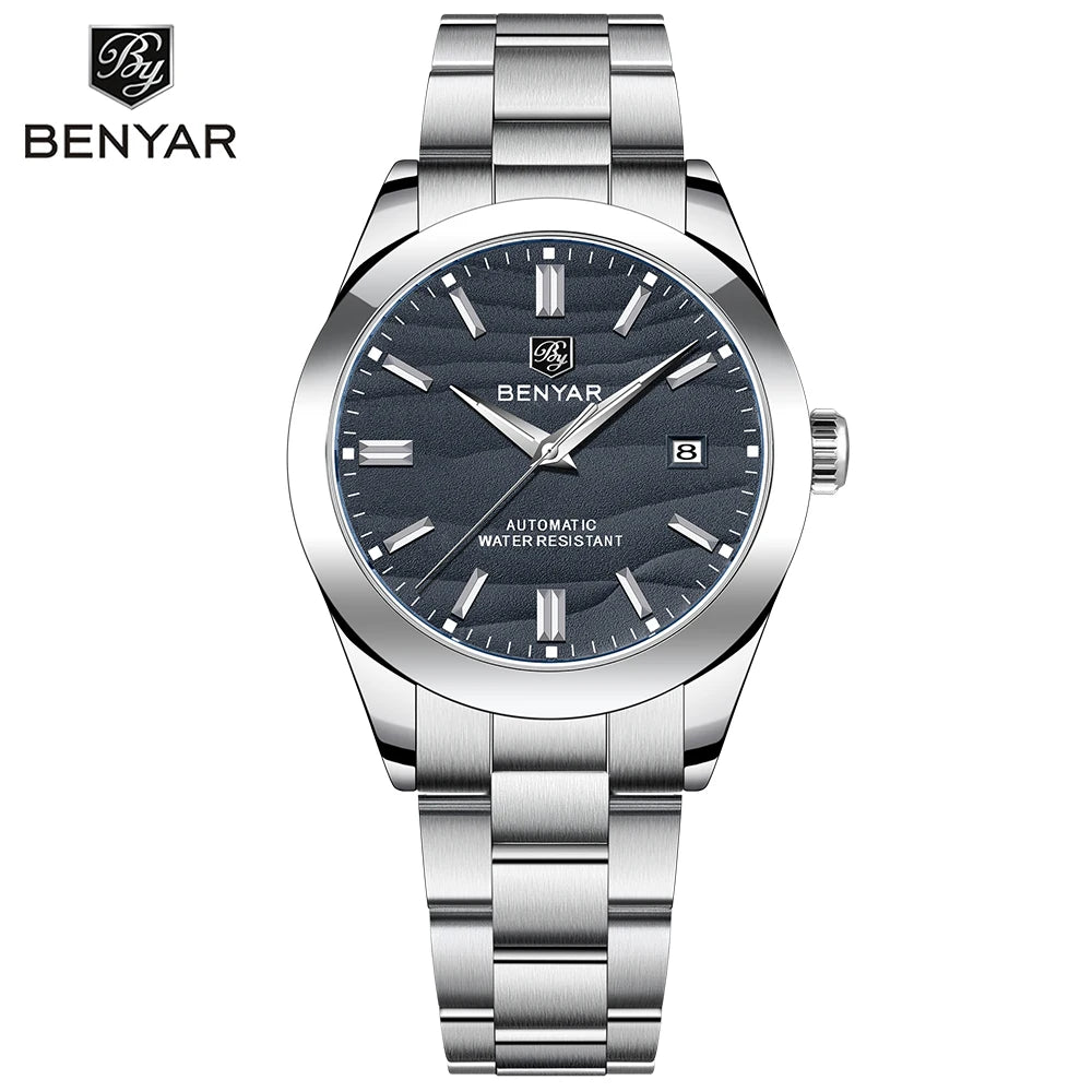 2024 Sand Road Hot Selling 40MM Mechanical Watch 316L Stainless Steel 50M Waterproof Men'S Z Automatic Mechanical Watch