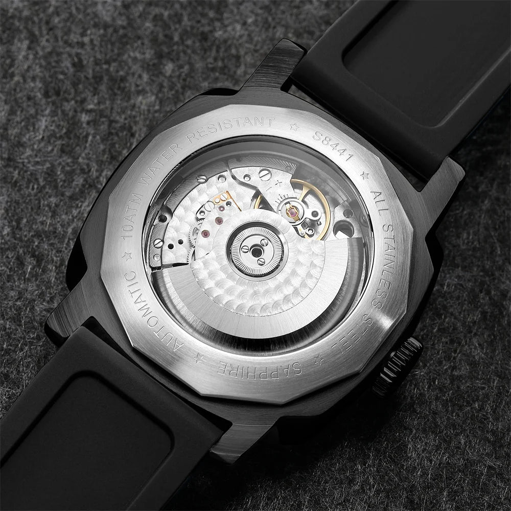 GMT Men‘S Diving Automatic Mechanical Watches Seagull ST2557 Movement 316L Super Luminous Calendar 10Bar Reloj Homber