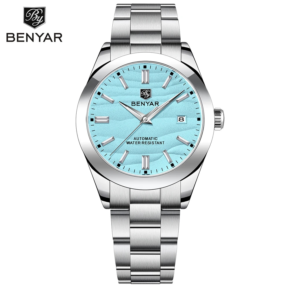 2024 Sand Road Hot Selling 40MM Mechanical Watch 316L Stainless Steel 50M Waterproof Men'S Z Automatic Mechanical Watch