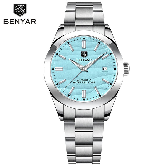 2024 Sand Road Hot Selling 40MM Mechanical Watch 316L Stainless Steel 50M Waterproof Men'S Z Automatic Mechanical Watch