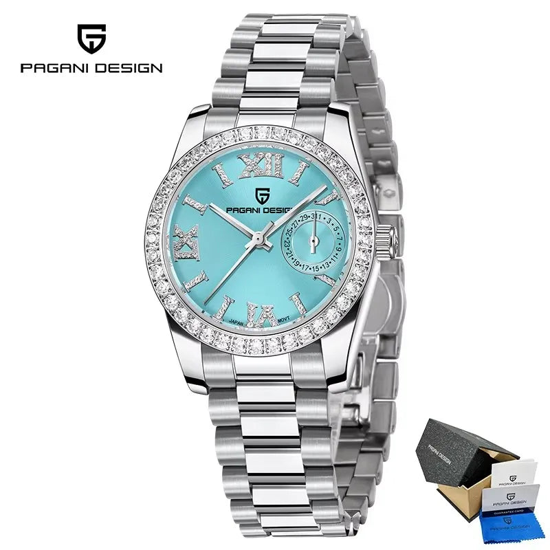 2025 New  Women'S Watches Luxury Quartz Watch for Woman Elegant Fashion Wristwatch Ladies Gift AR Sapphire Mirror