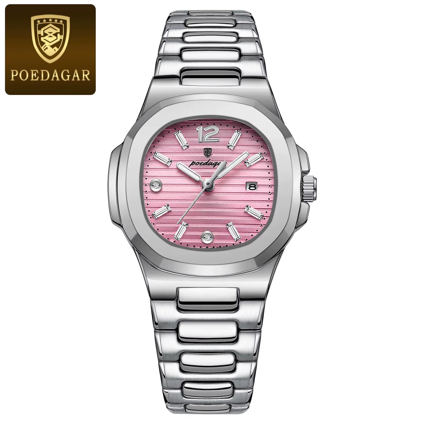 Square Fashion Woman Wristwatch Luminous Waterproof Date Ladies Watch Luxury High Quality Quartz Women'S Watches Reloj