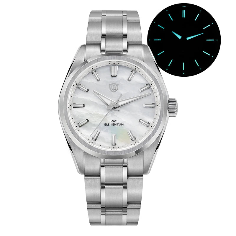 WD0003C New Ice Crystal Titanium Dial Luxury Watch VH31 Movement Sapphire Crystal 100M Waterproof Men'S Quartz Watch