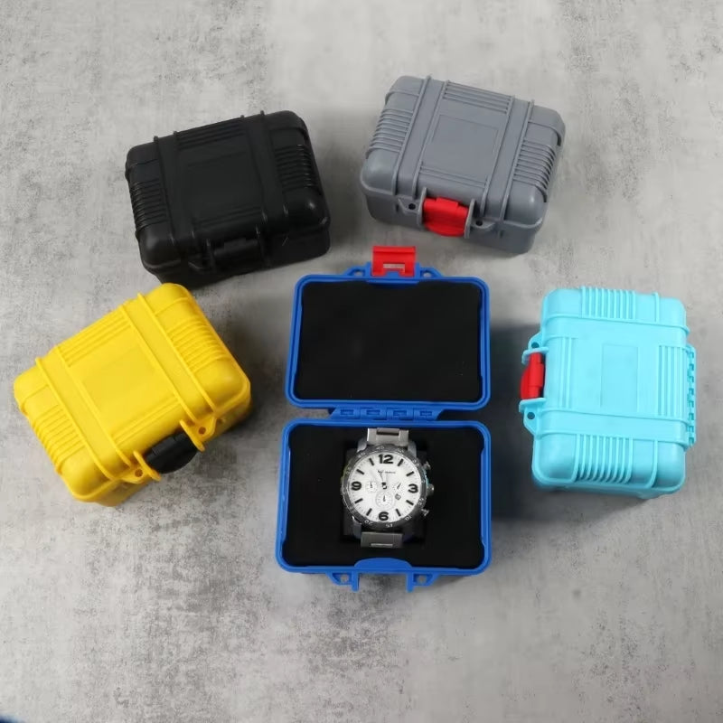 1 Slot Impact-Resistant Watch Box Waterproof Watch Plastic Watch Storage Box ABS Material for Travel Watch