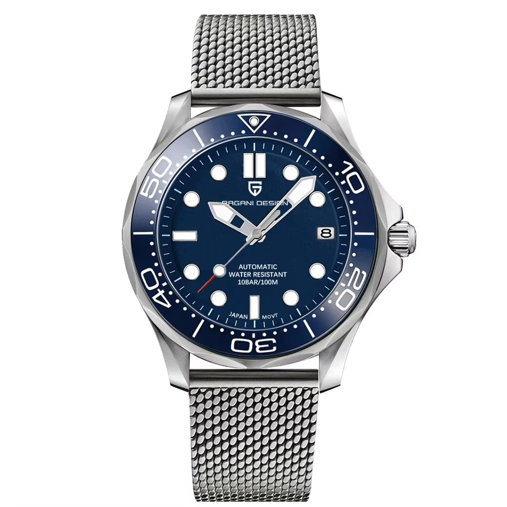 Men Watches 2026 New 007 Retro Luxury Automatic Watch for Men Mechanical Wristwatch Men Stainless Steel Waterproof