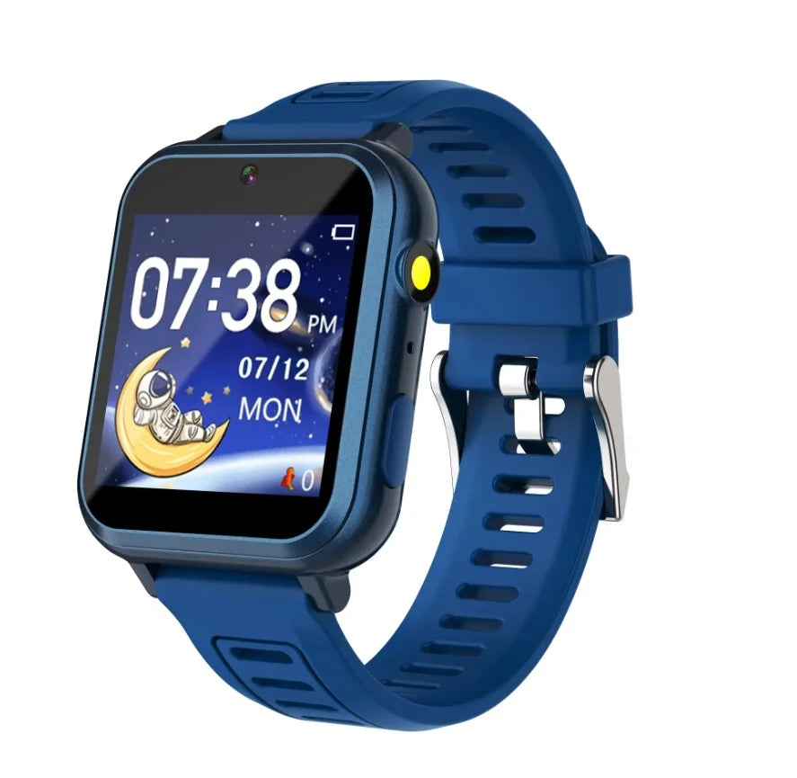 Children'S Wristwatch 24 Games Kids Smart Watch Music Play Pedometer Tracker Time Display Video Audio Record Torch Smartwatch