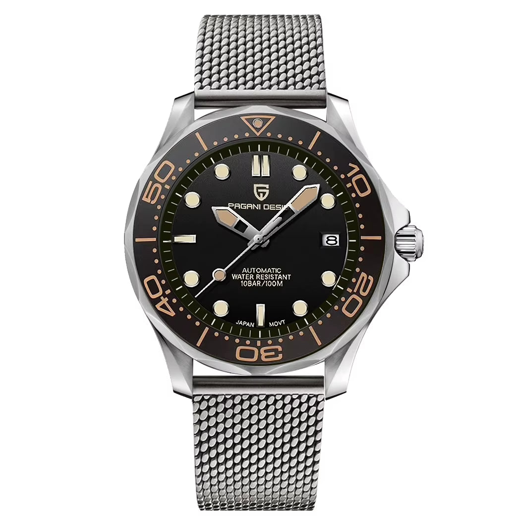 Men Watches 2026 New 007 Retro Luxury Automatic Watch for Men Mechanical Wristwatch Men Stainless Steel Waterproof