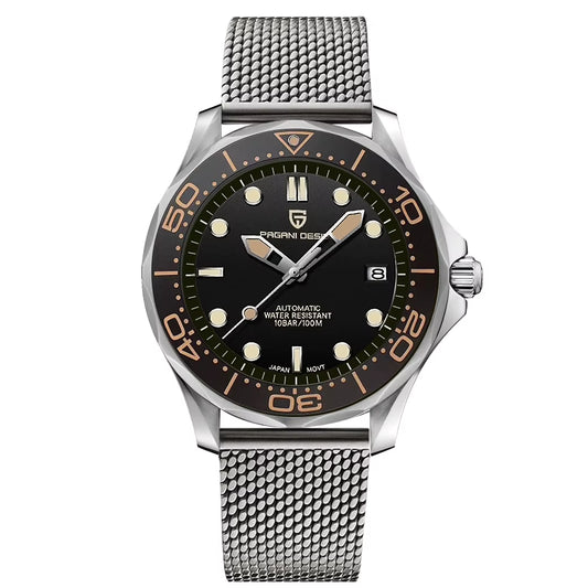 Men Watches 2026 New 007 Retro Luxury Automatic Watch for Men Mechanical Wristwatch Men Stainless Steel Waterproof