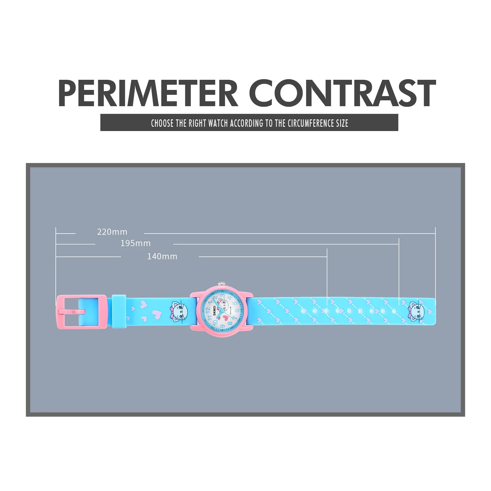 50M Waterproof Children'S Quartz Watch Cartoon Watches Small Dial Muticolour Strap Sports Children'S Kids Watches Gift