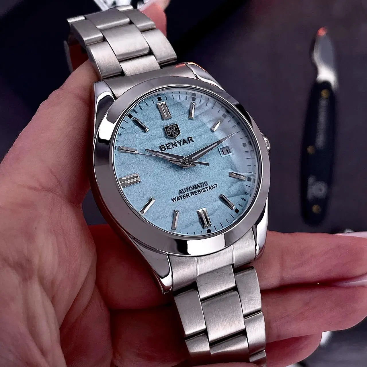 2024 Sand Road Hot Selling 40MM Mechanical Watch 316L Stainless Steel 50M Waterproof Men'S Z Automatic Mechanical Watch