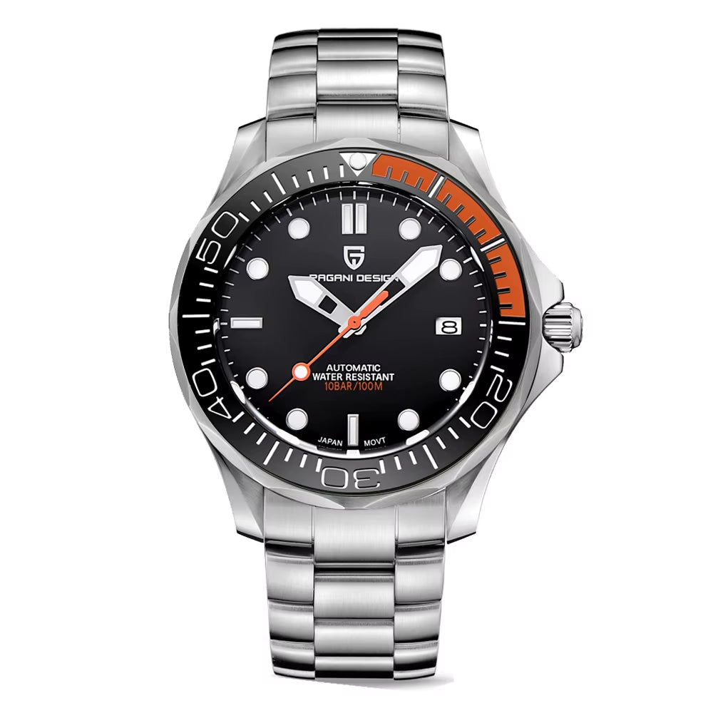 Men Watches 2026 New 007 Retro Luxury Automatic Watch for Men Mechanical Wristwatch Men Stainless Steel Waterproof