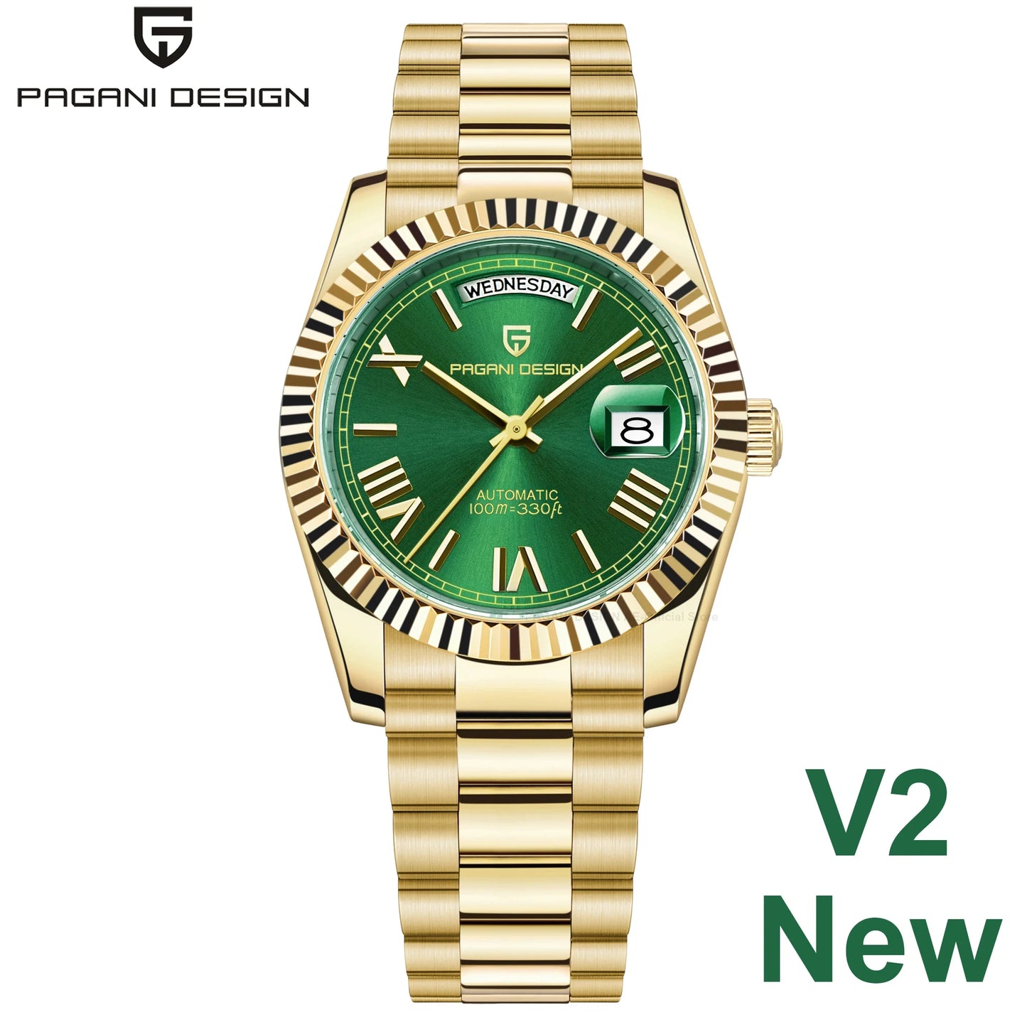 2026 New  DD36 Men'S Watches Gold Luxury Automatic Watch Men Mechanical Wristwatch Man Waterproof AR Sapphire Date