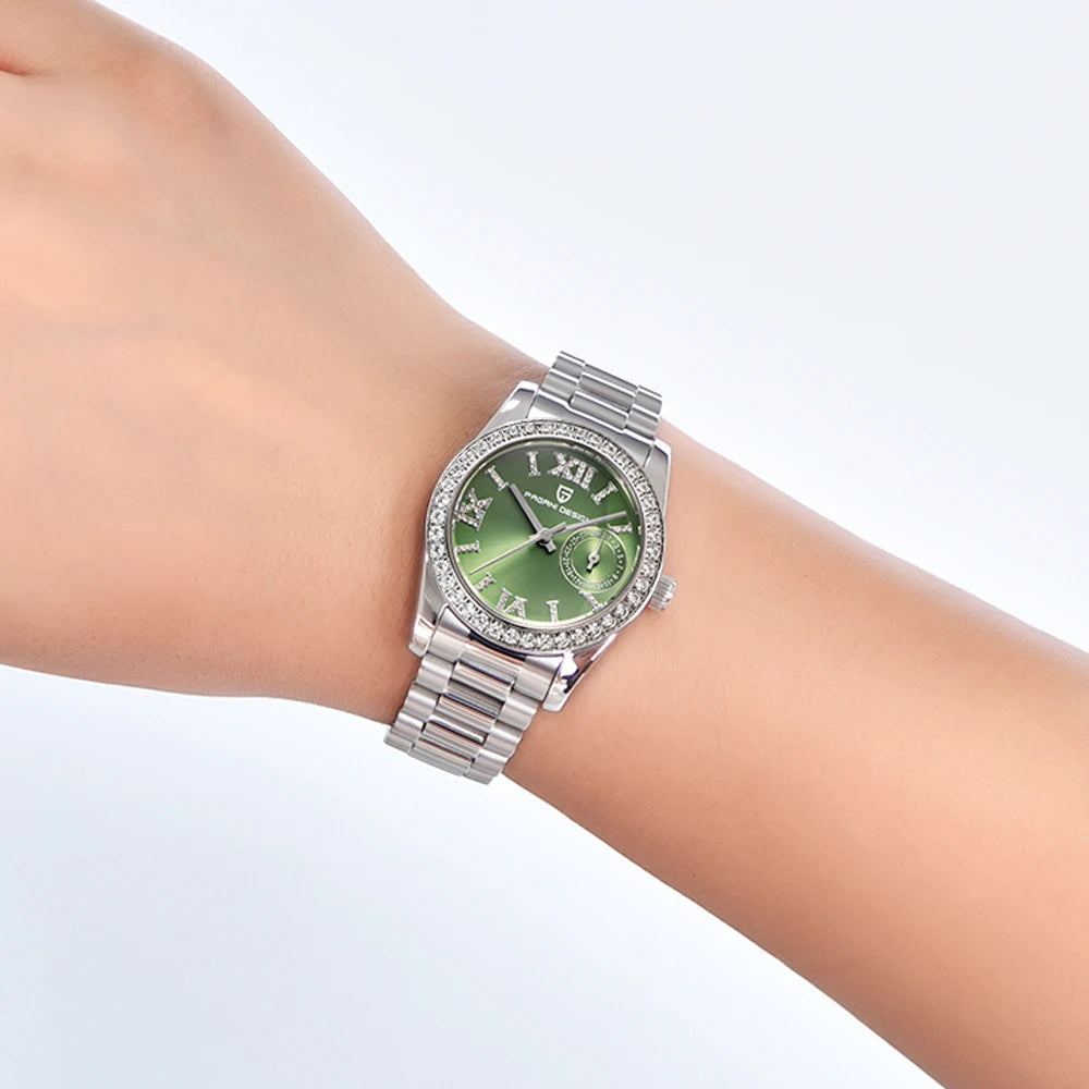 2025 New  Women'S Watches Luxury Quartz Watch for Woman Elegant Fashion Wristwatch Ladies Gift AR Sapphire Mirror